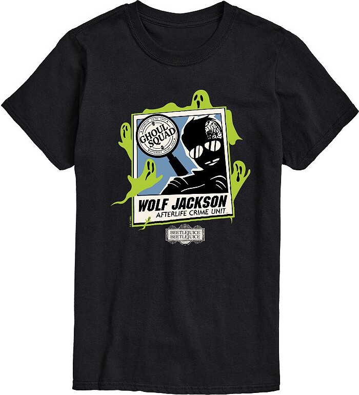 Licensed Character Men's Beetlejuice 2 Wolf Jackson Graphic Tee