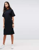 Thumbnail for your product : ASOS Design Ultimate Midi T-Shirt Dress With Rolled Sleeves