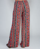 Thumbnail for your product : Wet Seal Paisley Wide-Leg Knit Pants