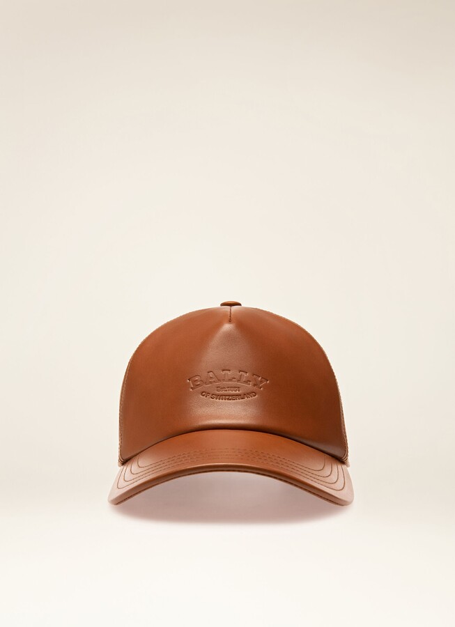 Bally Leather Cap - ShopStyle Hats