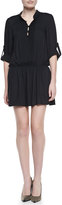 Thumbnail for your product : Alice + Olivia Yvonne Pintuck Crepe Dress