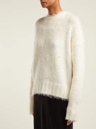 Helmut Lang Brushed Mohair Blend Sweater - Womens - Ivory