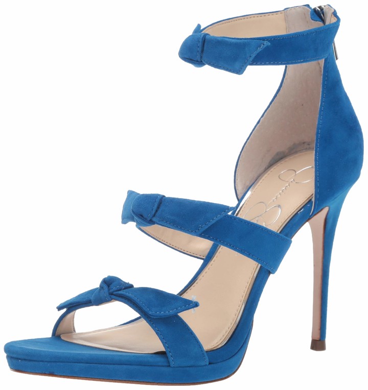 jessica simpson blue heels