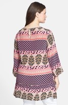 Thumbnail for your product : Isabella Collection Persaman New York 'Isabella' Silk Tunic (Plus Size)