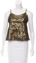 Thumbnail for your product : Marc by Marc Jacobs Sleeveless Mesh-Accented Top