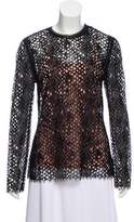Thumbnail for your product : Alexander Wang Lace Long Sleeve Top w/ Tags