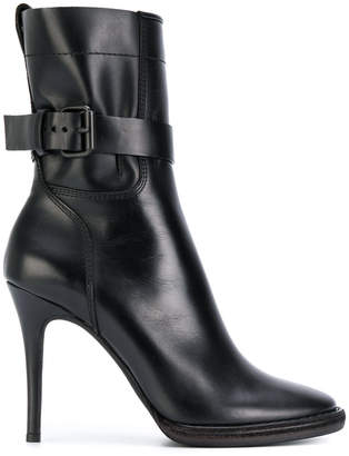 Haider Ackermann high heel ankle boots with buckle