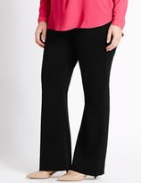 Thumbnail for your product : Marks and Spencer PLUS Pull On Bootleg Trousers