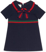 Thumbnail for your product : Gucci Baby cotton dress with Web