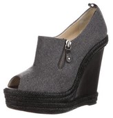 Thumbnail for your product : Christian Louboutin Leather Espadrilles Grey
