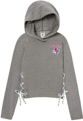 PINK Texas Rangers Lace-Up Hoodie