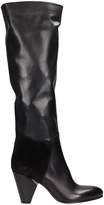 Thumbnail for your product : Strategia Black Suede And Leather Boots