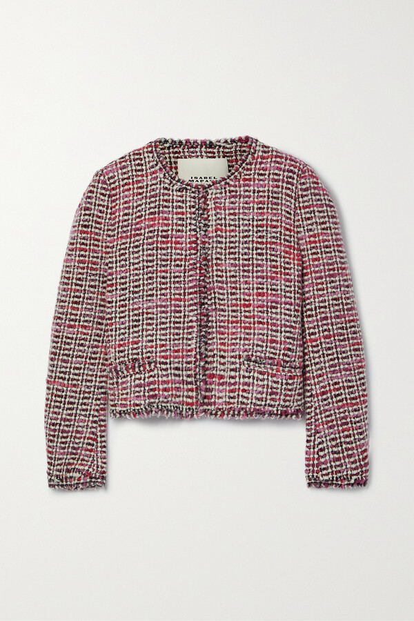 Womens Pink Tweed Jacket | ShopStyle