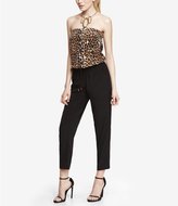Thumbnail for your product : Express Strapless Leopard Print Top Jumpsuit