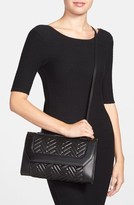 Thumbnail for your product : Mackage 'Lela' Quilted Lambskin Leather Flap Clutch