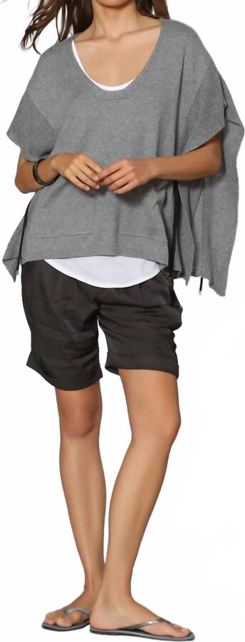 LABEL+thread Women's Tunisian Tunic Top In Thunder/navy