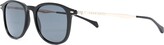 Thumbnail for your product : HUGO BOSS Tinted Round-Frame Sunglasses