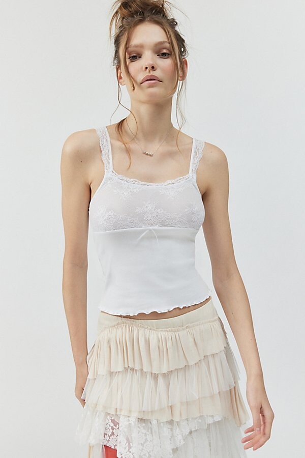 UO Margot Lace-Inset Cami