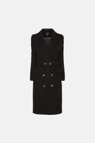 Thumbnail for your product : Karen Millen Wool Rich Button Belted Double Breasted Coat