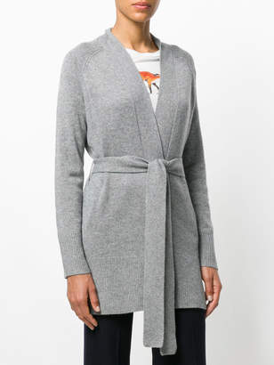 Theory belted long cardigan