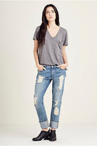 Thumbnail for your product : True Religion Studded Pocket Womens Tee