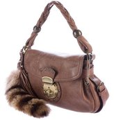 Thumbnail for your product : Barbara Bui Fur Accented Shoulder Bag