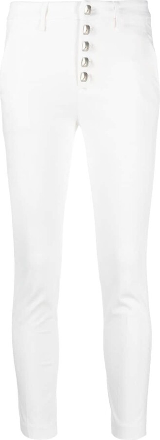 White Women Plus Size Straight Leg Trouser at Rs 2999/piece