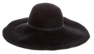Albertus Swanepoel Wide-Brim Knit Hat
