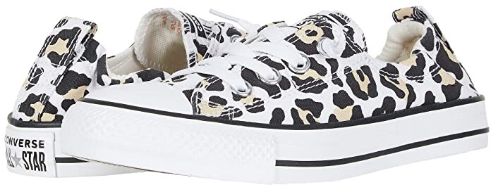leopard print womens slip on shoes