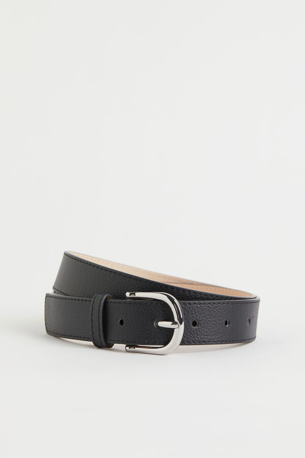 H&M Leather Waist Belt - Beige - ShopStyle