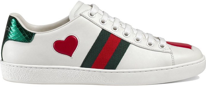 heart gucci shoes