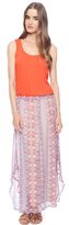 Thumbnail for your product : Ella Moss Meadow Silk Long Skirt