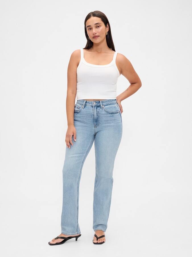 Gap Curvy High Rise '90s Straight Jeans