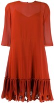 Thumbnail for your product : See by Chloe embellished Georgette dress