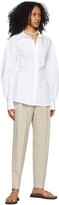 Thumbnail for your product : DRAE White Smocking Shirt