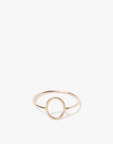 Thumbnail for your product : Open Oval Ring in 9K Gold