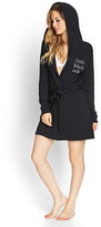 Thumbnail for your product : Forever 21 Terrycloth Little Black Robe
