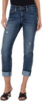 Thumbnail for your product : Liverpool Los Angeles Marley Distressed Cuffed Girlfriend Jeans