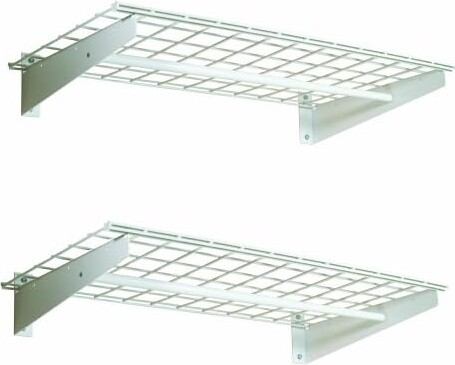 Hyloft 777 36in X 18in Steel Wall Shelf 2-Pack
