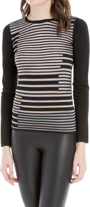 Max Studio knitted striped sweater