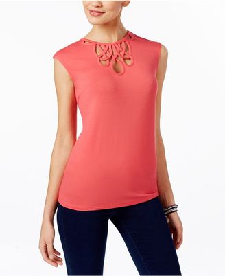 INC International Concepts Cutout Top, Only at Macy's
