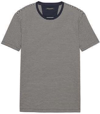 Banana Republic Luxury-Touch Stripe Crew-Neck T-Shirt