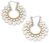 Thumbnail for your product : John Hardy Dot 18K Yellow Gold & Sterling Silver Hoop Earrings/3"