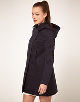 Thumbnail for your product : ASOS Hooded Duffle Trench