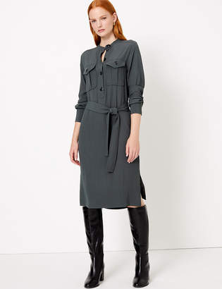 AutographMarks and Spencer Utility Belted Shirt Dress