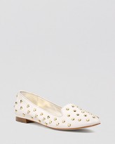 Thumbnail for your product : MICHAEL Michael Kors Smoking Flats - Ailee Studded