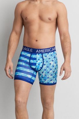 American Eagle Outfitters AE Stars And Stripes 6" Flex Boxer Brief