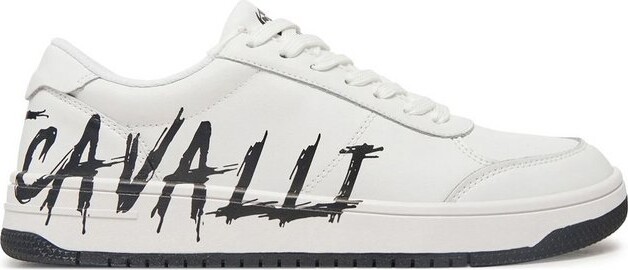 Just Cavalli Logo-Printed Lace-Up Sneakers