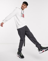 Thumbnail for your product : Tommy Jeans essential signature box logo hoodie in white