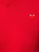 Thumbnail for your product : Comme des Garcons Play mini heart v-neck jumper
